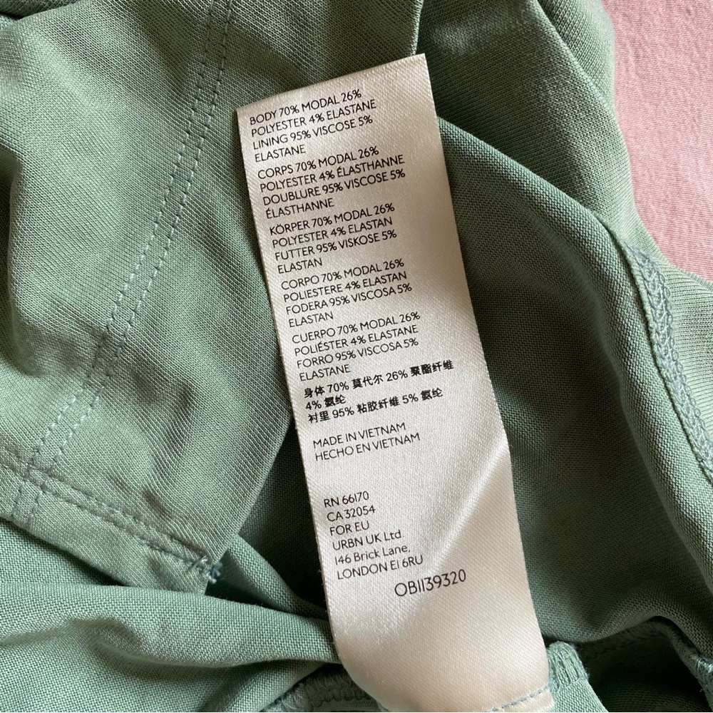 Anthropologie | Junie Twist Front Midi Skirt Green - Picture 12 of 12